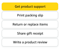 Get Product Support button on Amazon